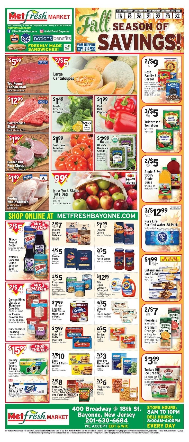 Met Fresh Weekly Ad September 18 - 24, 2026