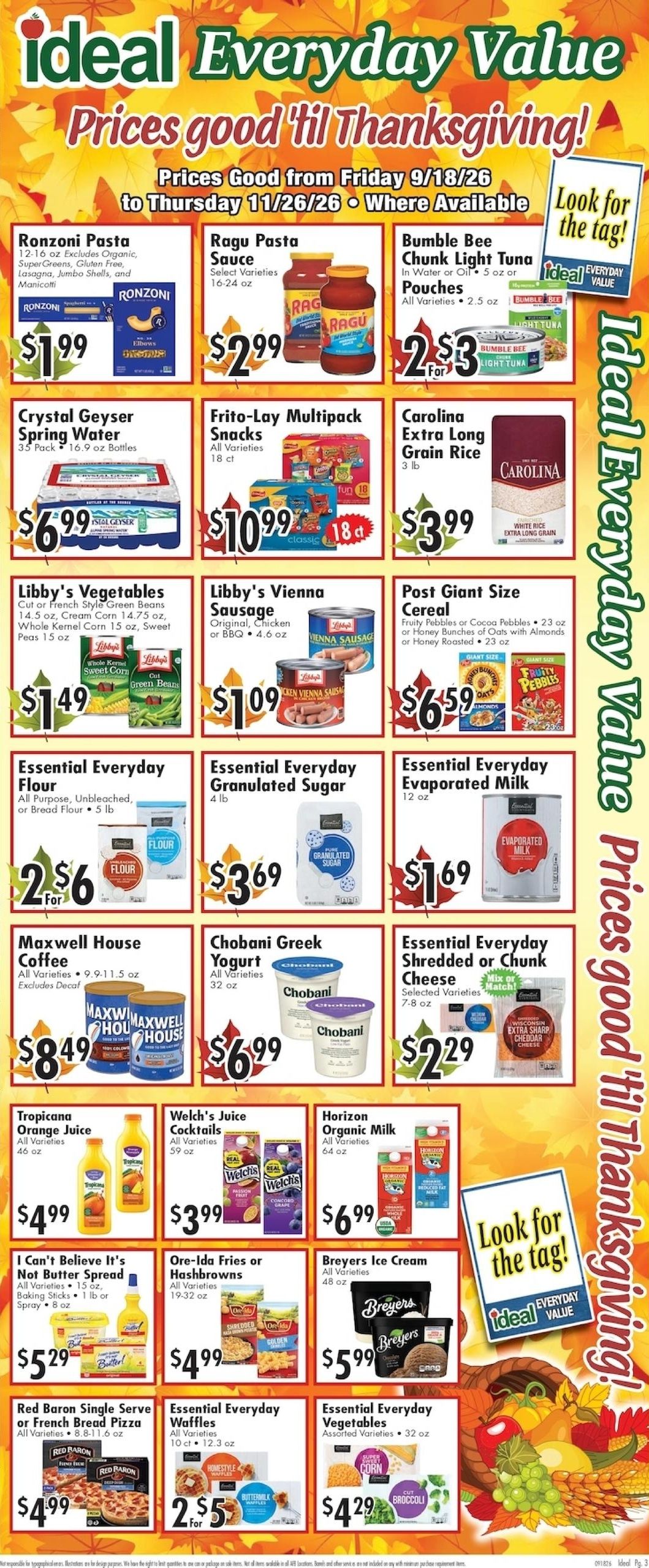 Putnam Lake Market Weekly Ad September 18 - 24, 2026