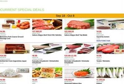 Mitsuwa Marketplace (Jersey City Area, NJ) Weekly Ad September 18 - October 8, 2026