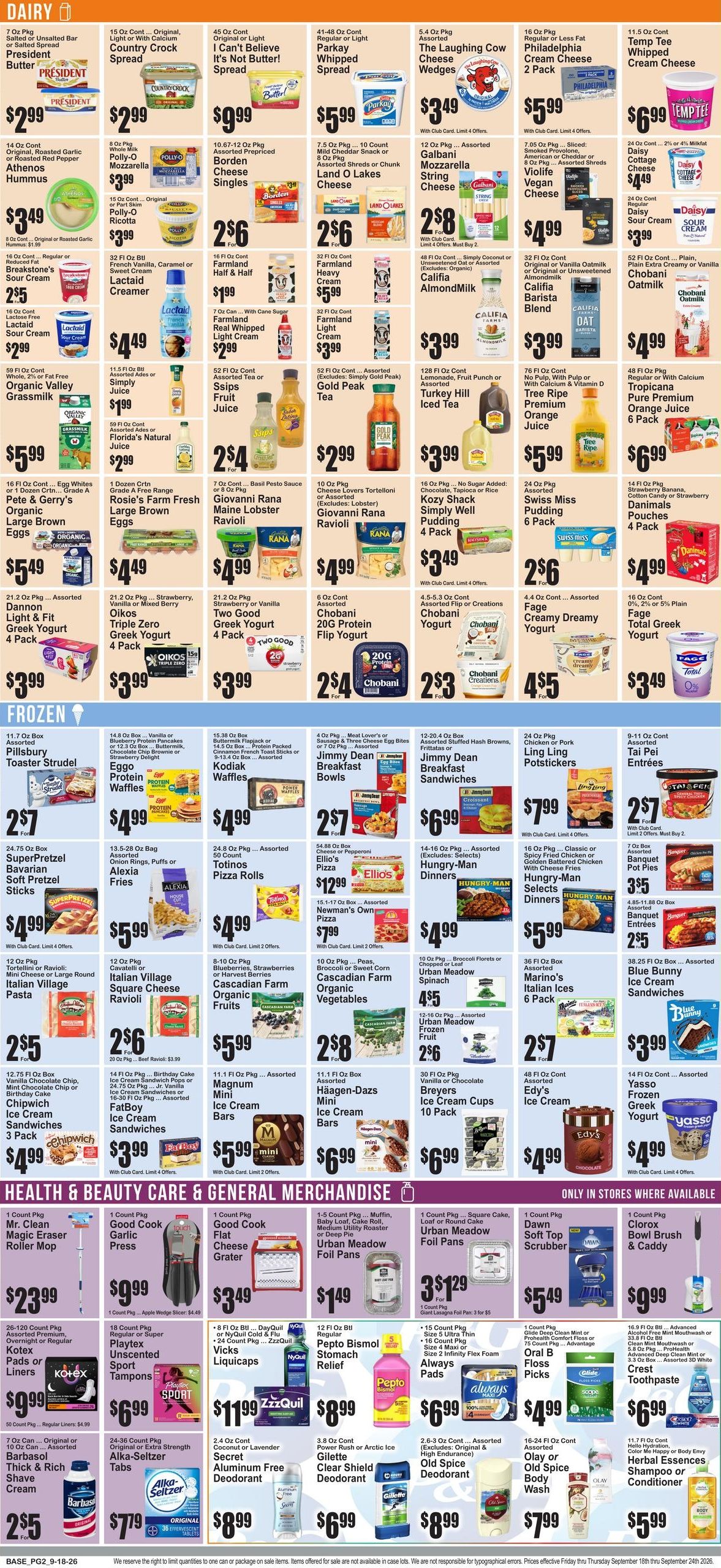 SuperFresh Weekly Ad September 18 - 24, 2026