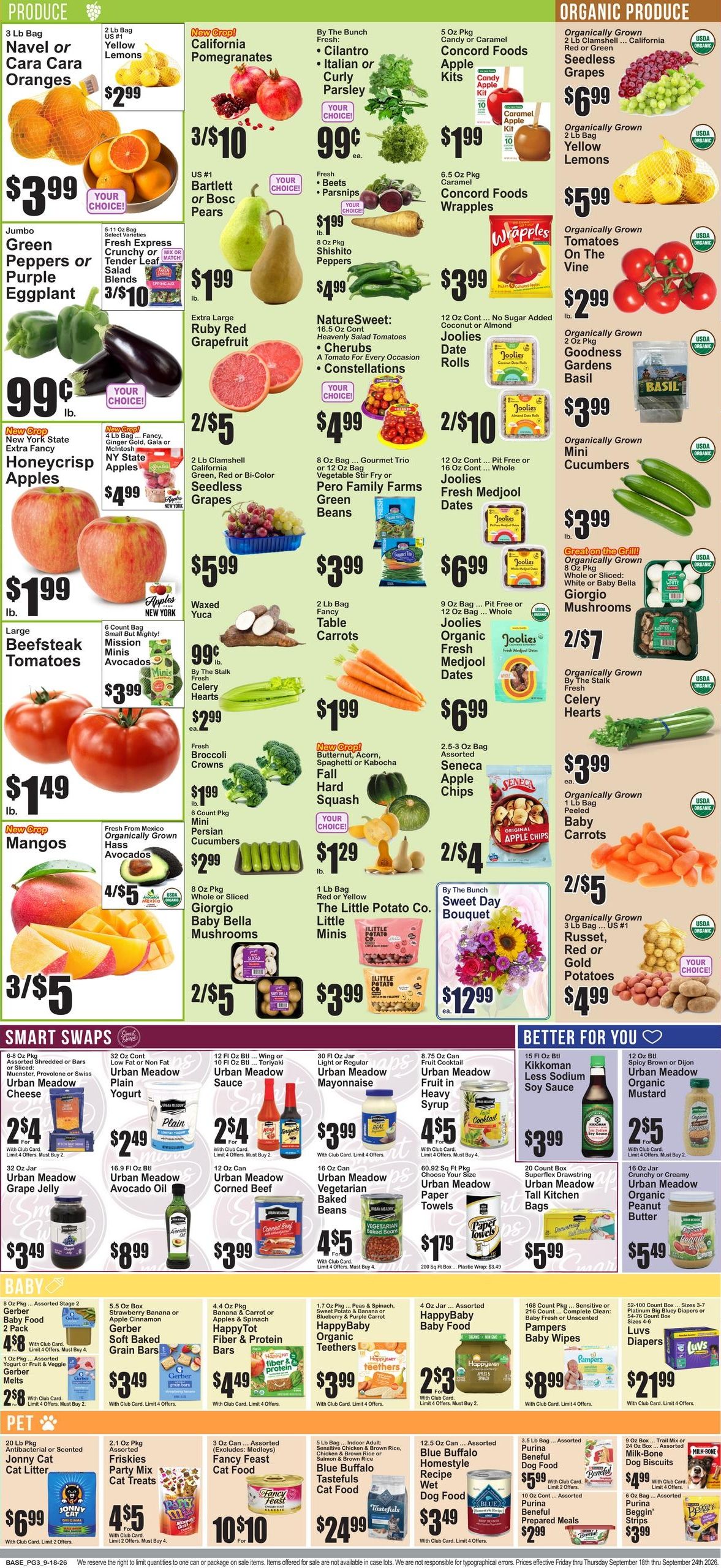 SuperFresh Weekly Ad September 18 - 24, 2026