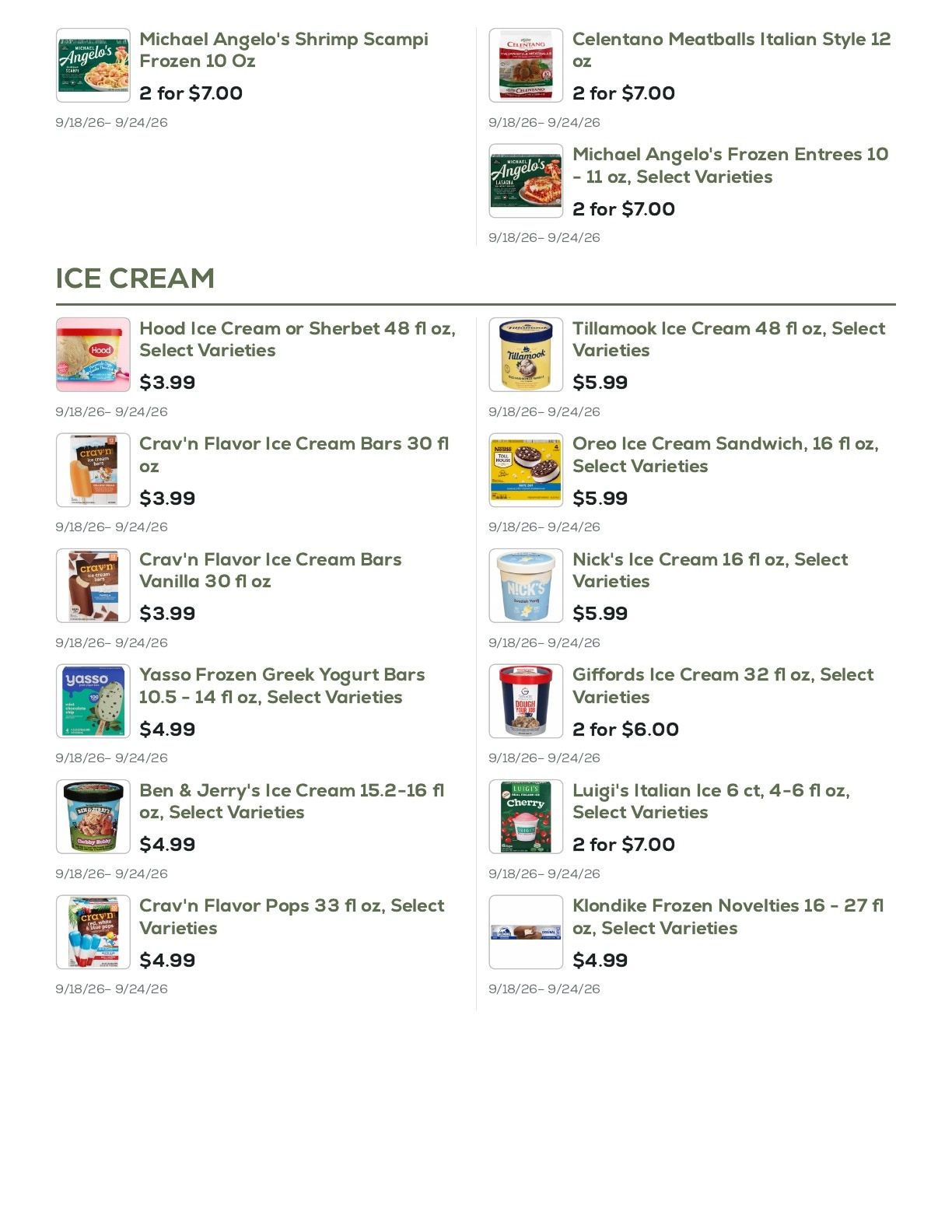 Geissler's Supermarket Weekly Ad September 18 - 24, 2026