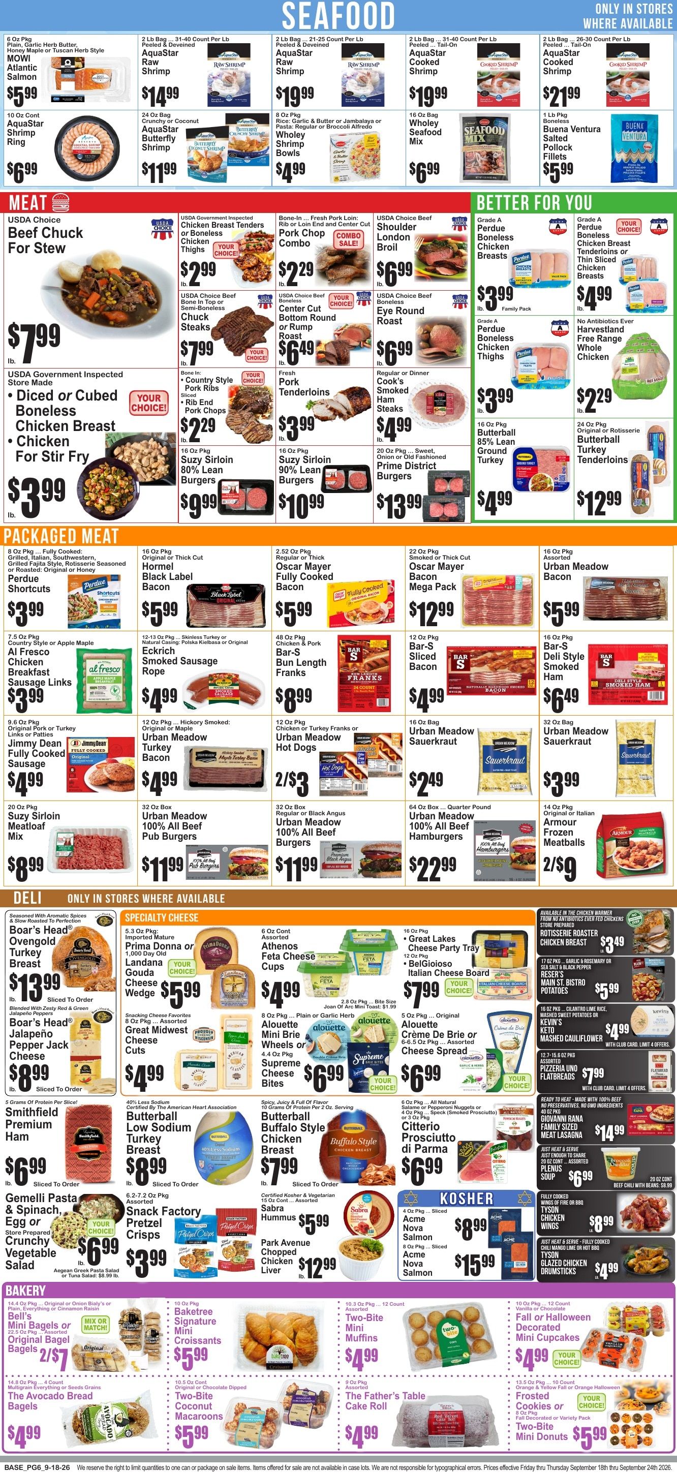 Market Fresh Supermarkets (Staten Island, NY) Weekly Ad September 18 - 24, 2026