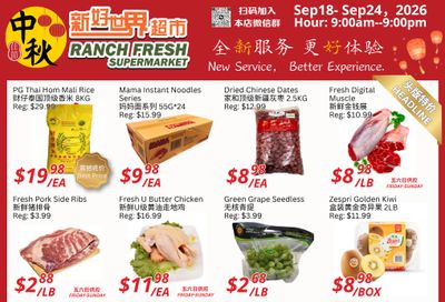 Ranch Fresh Supermarket Flyer September 18 to 24