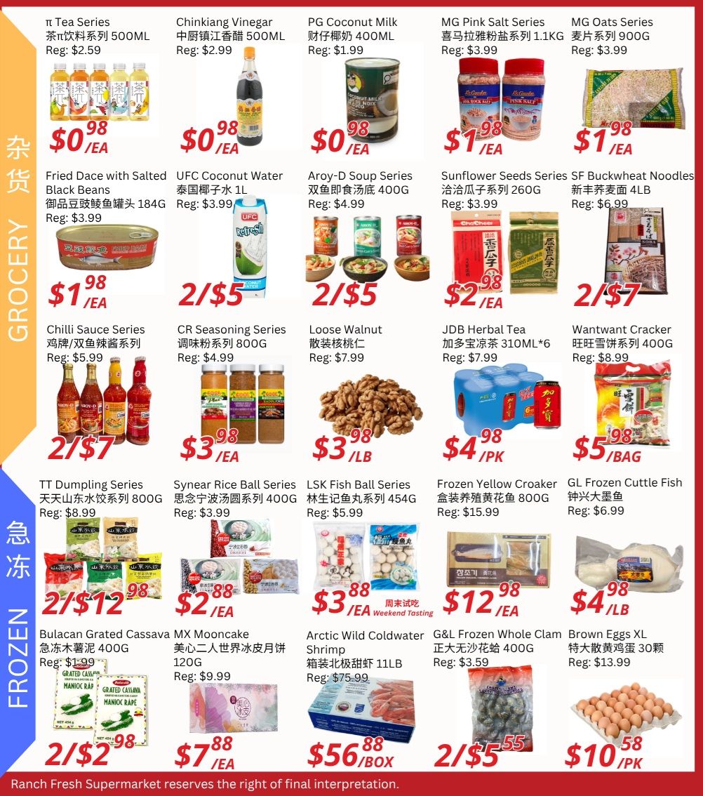 Ranch Fresh Supermarket Flyer September 18 to 24