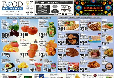 Food Universe (1486 Lexington Ave., New York, NY) Weekly Ad September 18 - 24, 2026