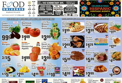 Food Universe (243 Schenactady Ave., Brooklyn, NY) Weekly Ad September 18 - 24, 2026