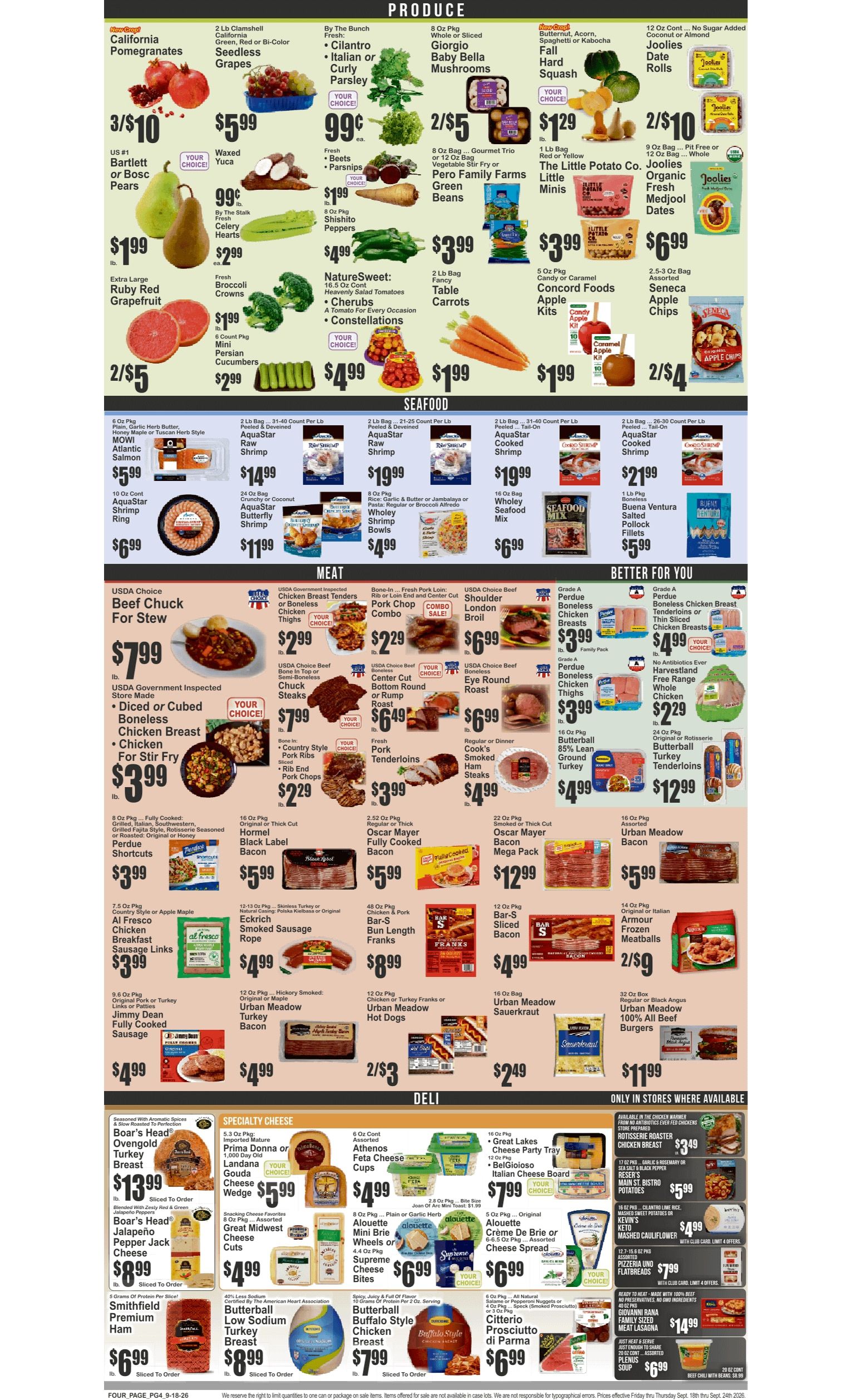 Food Universe (243 Schenactady Ave., Brooklyn, NY) Weekly Ad September 18 - 24, 2026