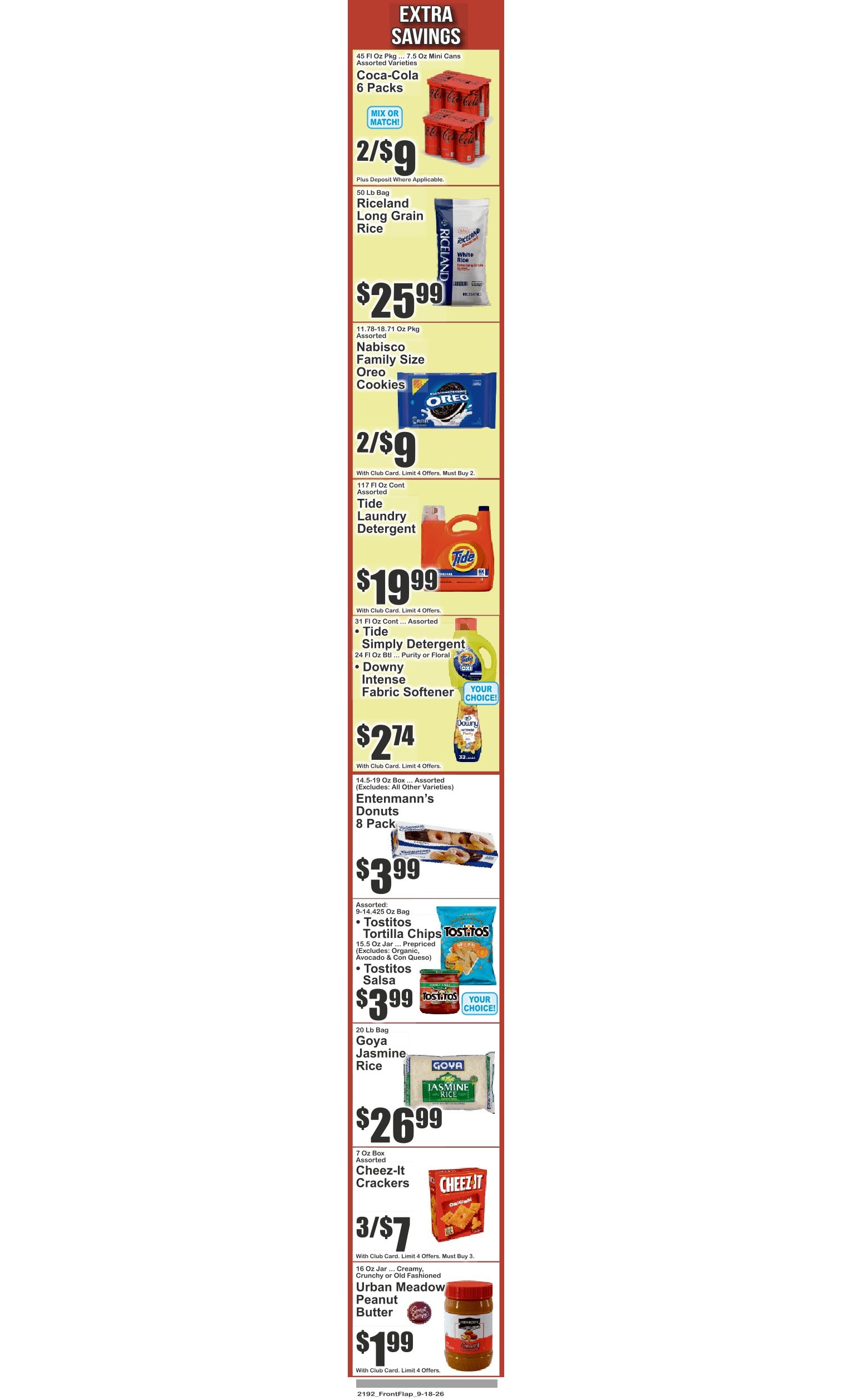Food Universe (82 W. Kingsbridge Rd., Bronx, NY) Weekly Ad September 18 - 24, 2026