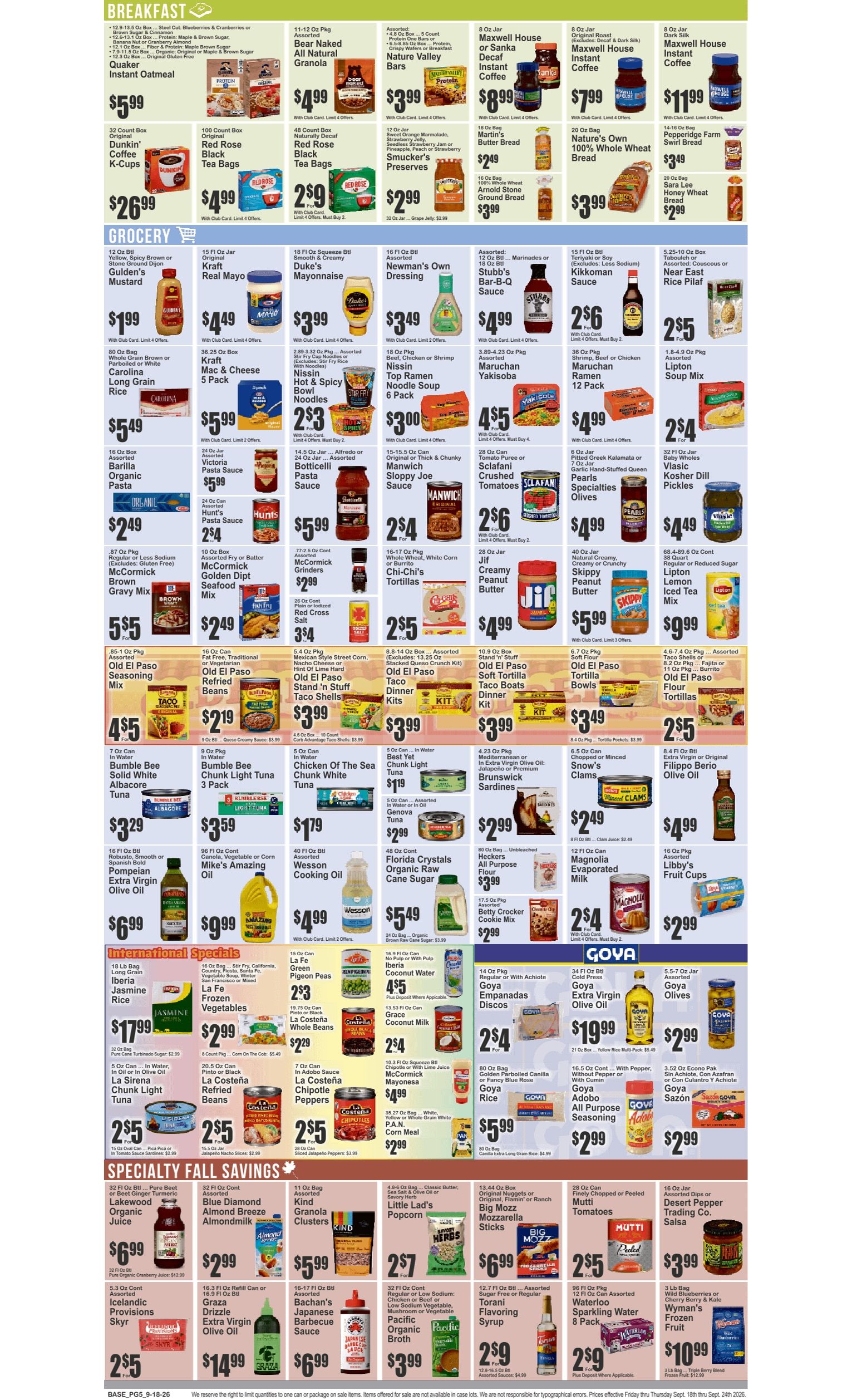 Food Universe (Far Rockaway, NY) Weekly Ad September 18 - 24, 2026