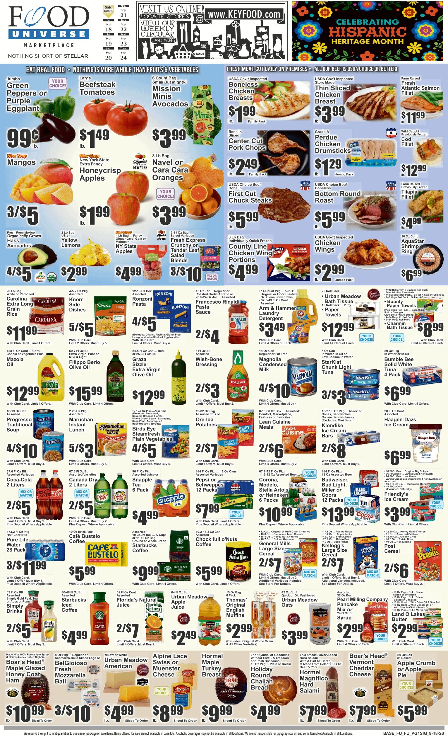 Food Universe (Forest Hills, NY) Weekly Ad September 18 - 24, 2026