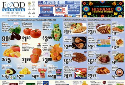 Food Universe (Hazleton, PA) Weekly Ad September 18 - 24, 2026