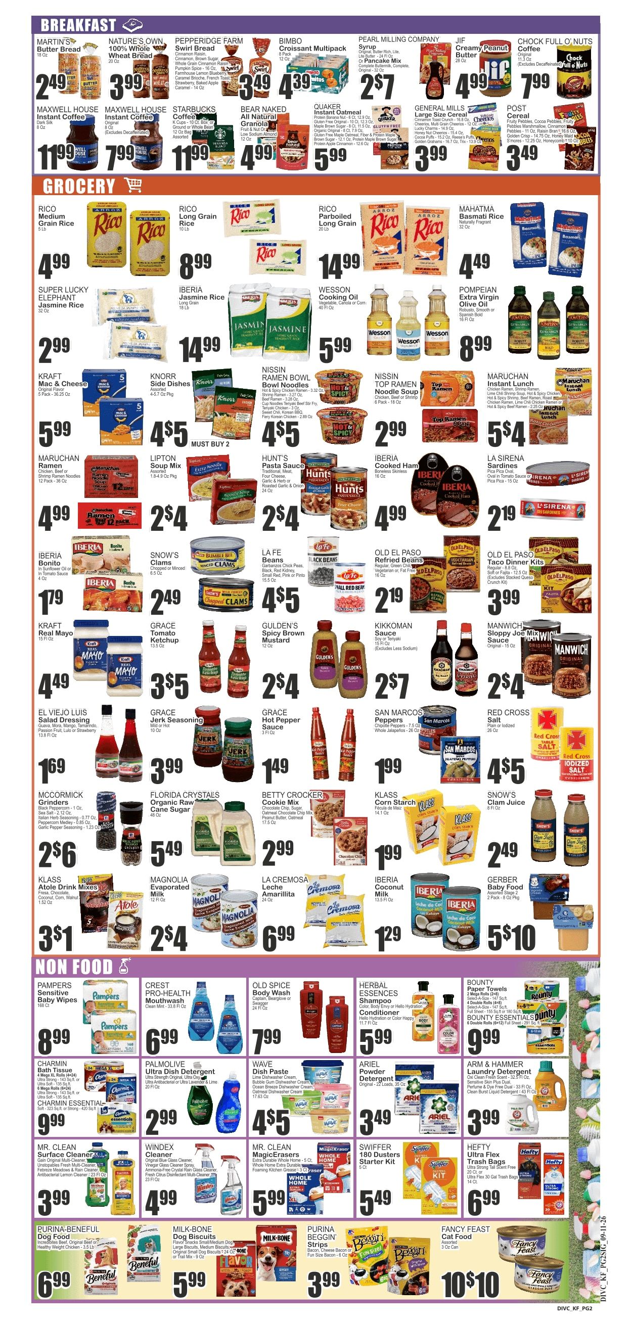 Food Universe (Lakeland, FL) Weekly Ad September 18 - 24, 2026