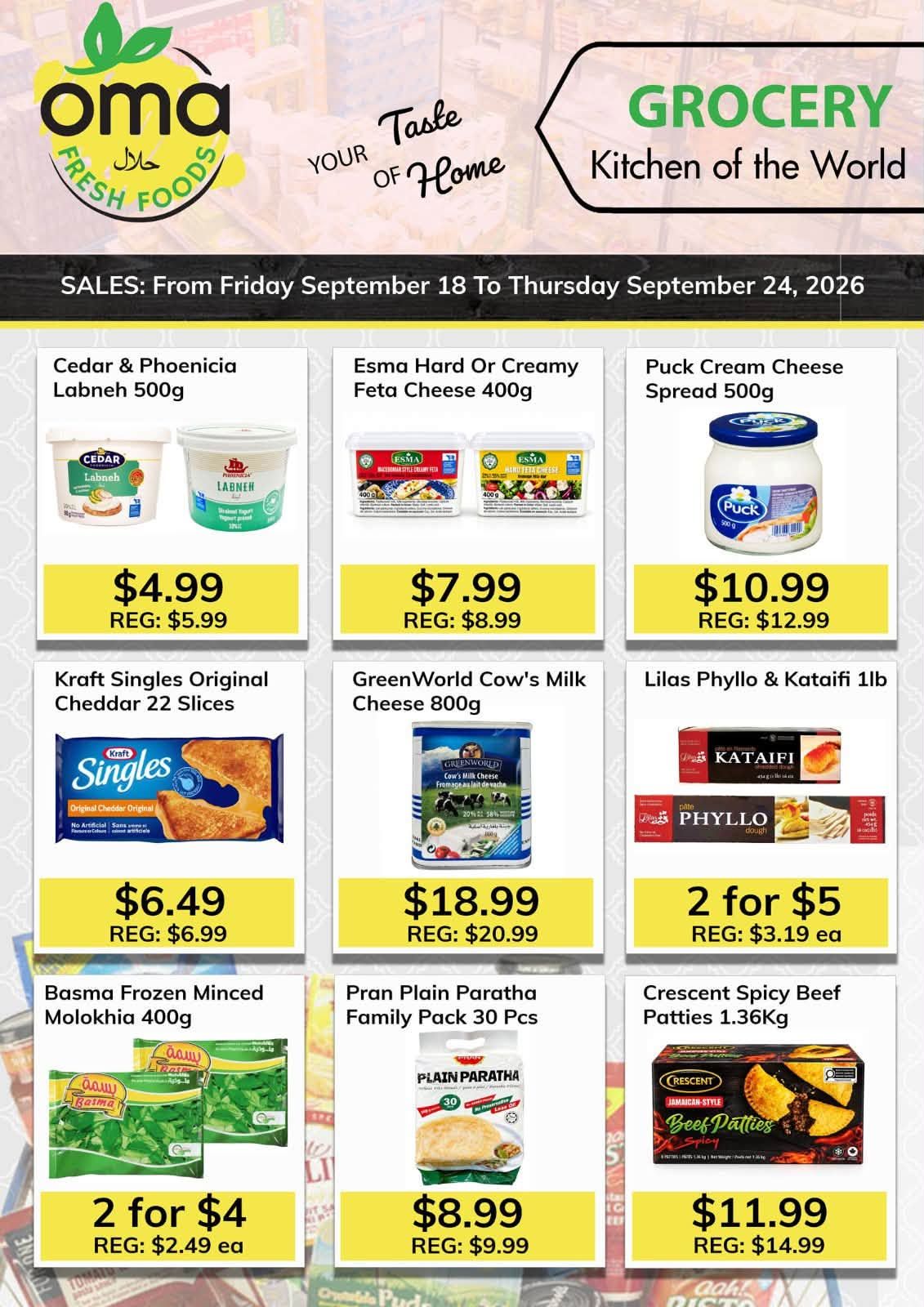 Oma Fresh Foods Flyer September 18 to 24