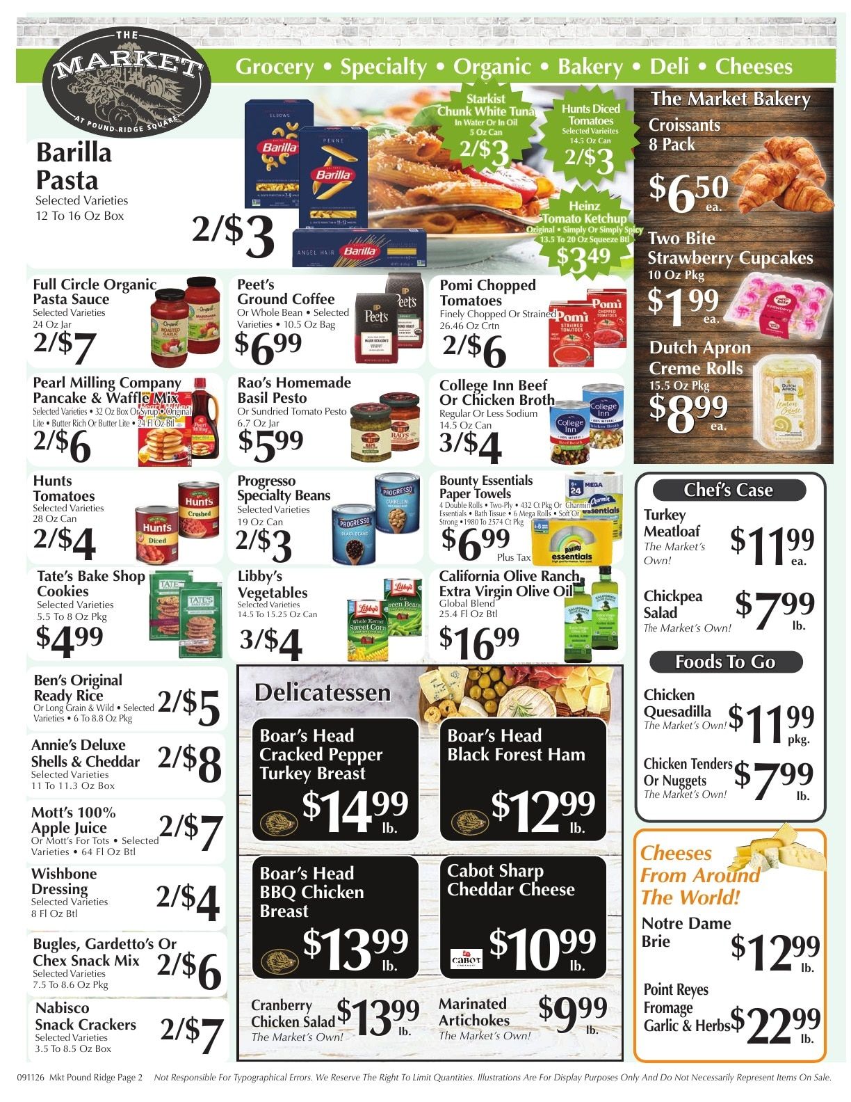The Market at Pound Ridge Square Weekly Ad September 18 - 24, 2026