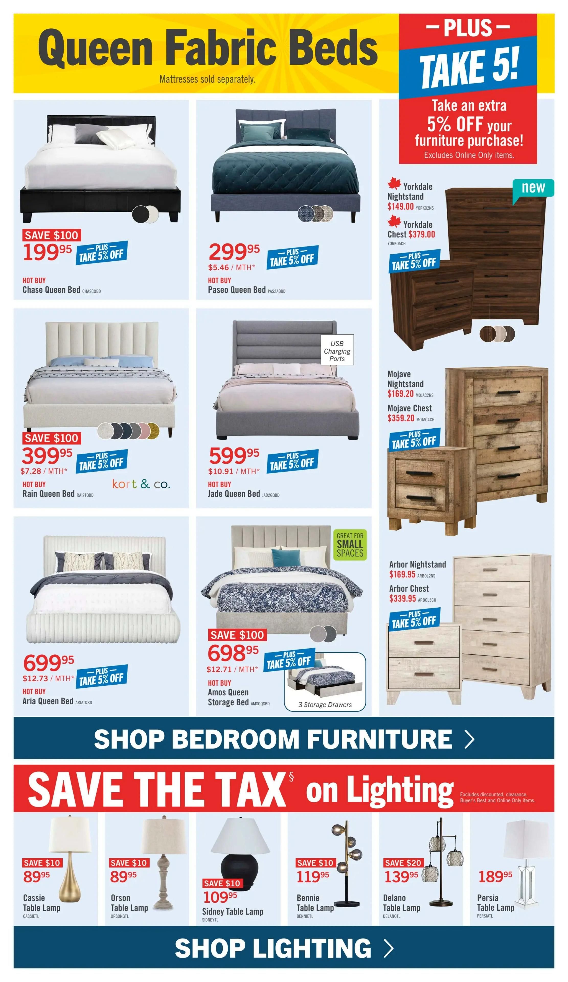 The Brick Mattress Store Flyer September 18 to 24