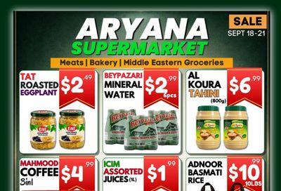 Aryana Supermarket (London) Flyer September 18 to 21