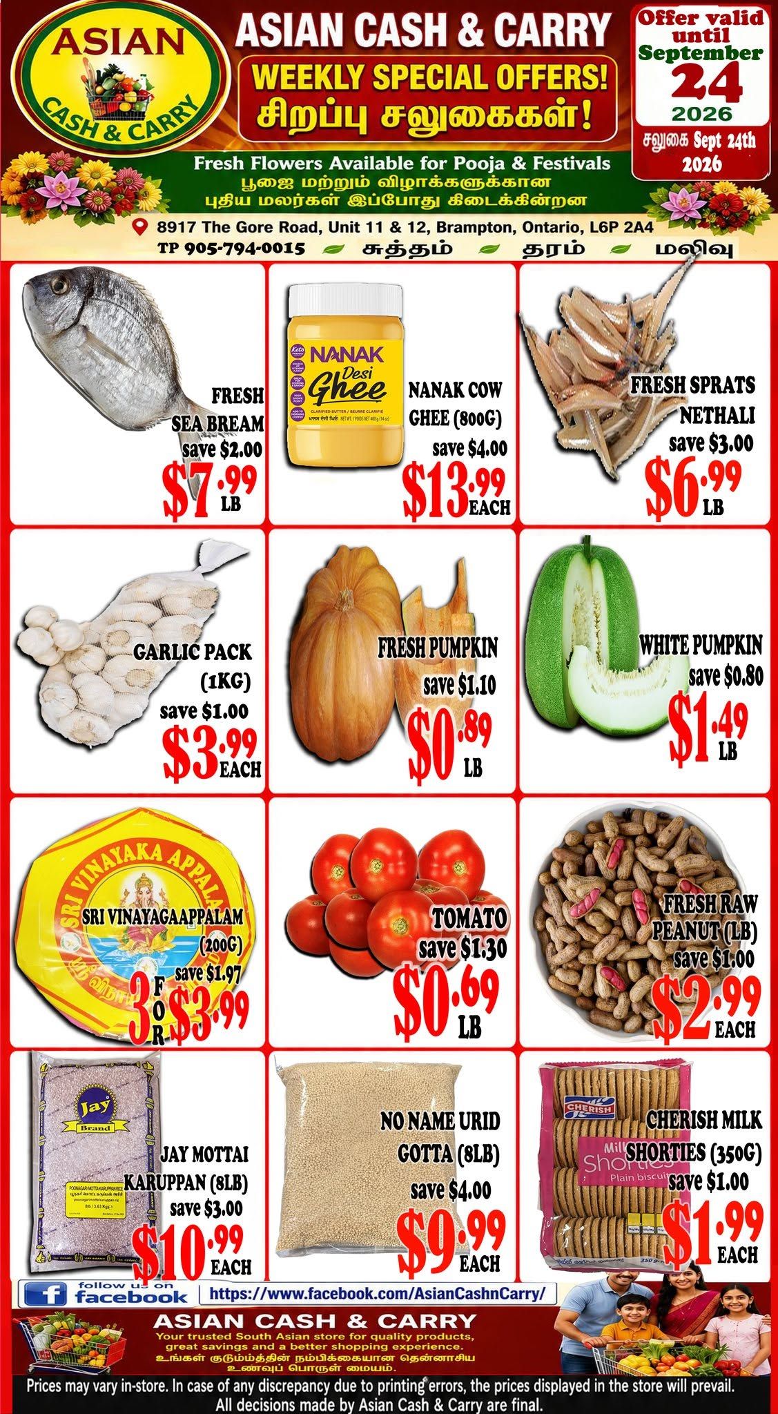 Asian Cash & Carry Flyer September 18 to 24