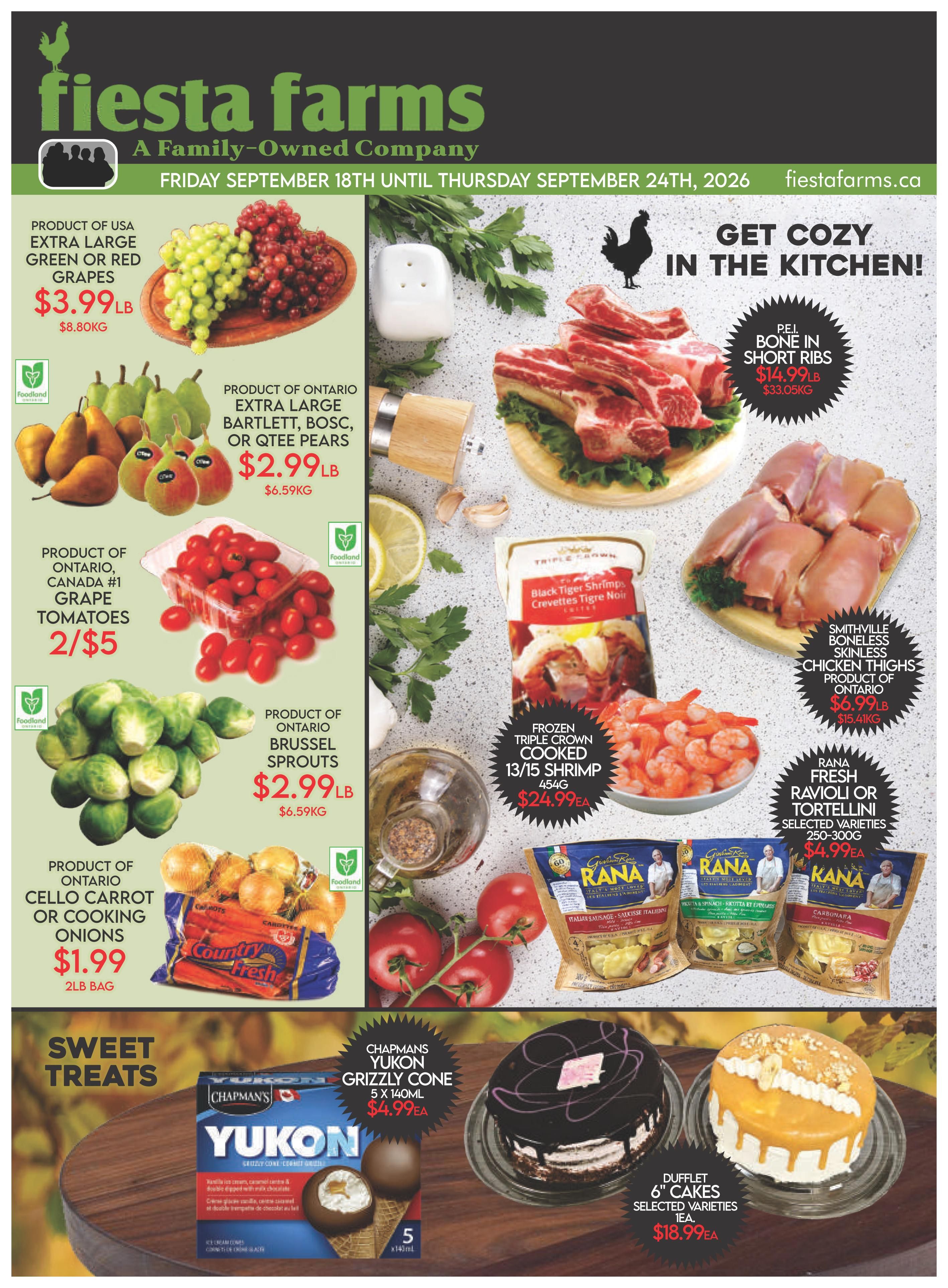 Fiesta Farms Flyer September 18 to 24