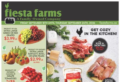 Fiesta Farms Flyer September 18 to 24