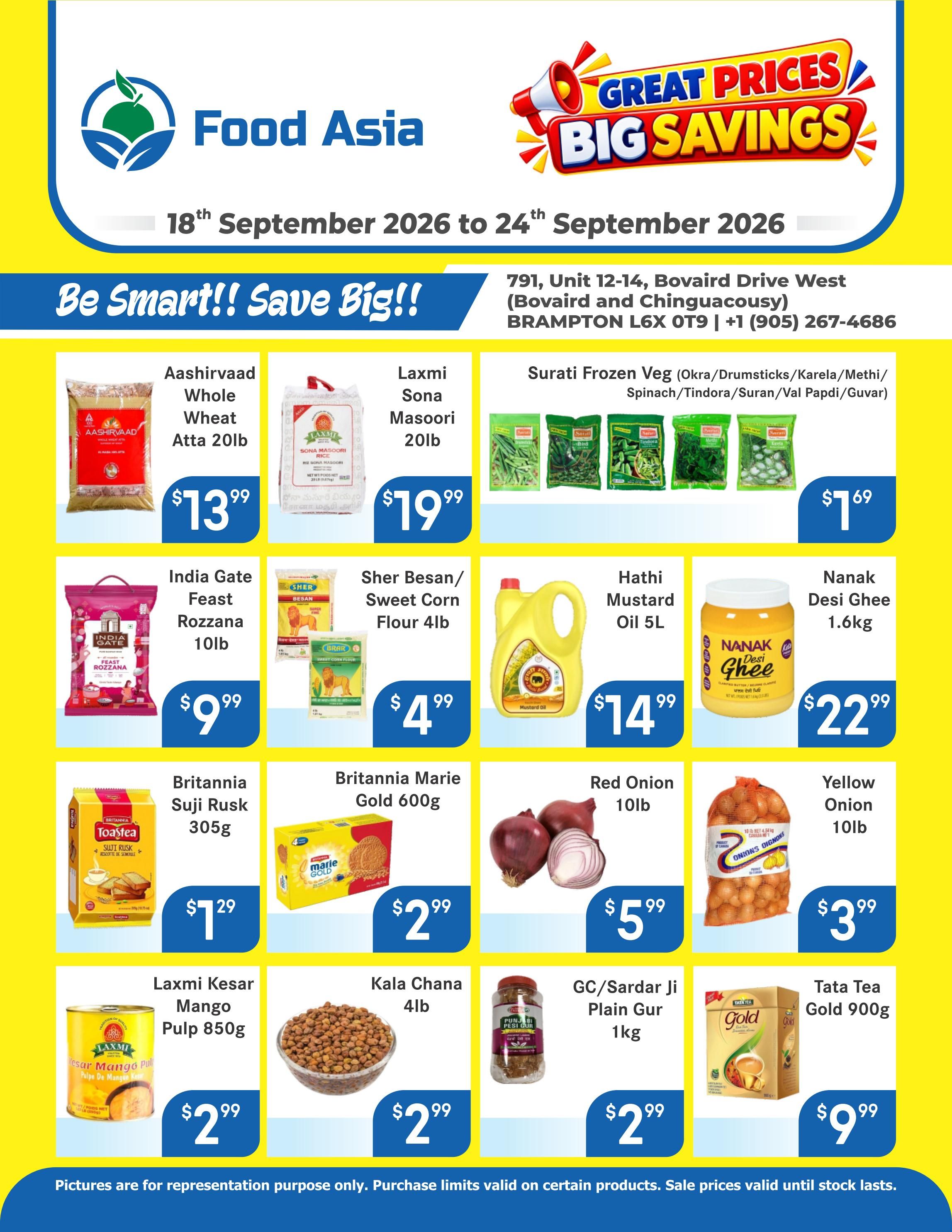 FoodAsia Flyer September 18 to 24