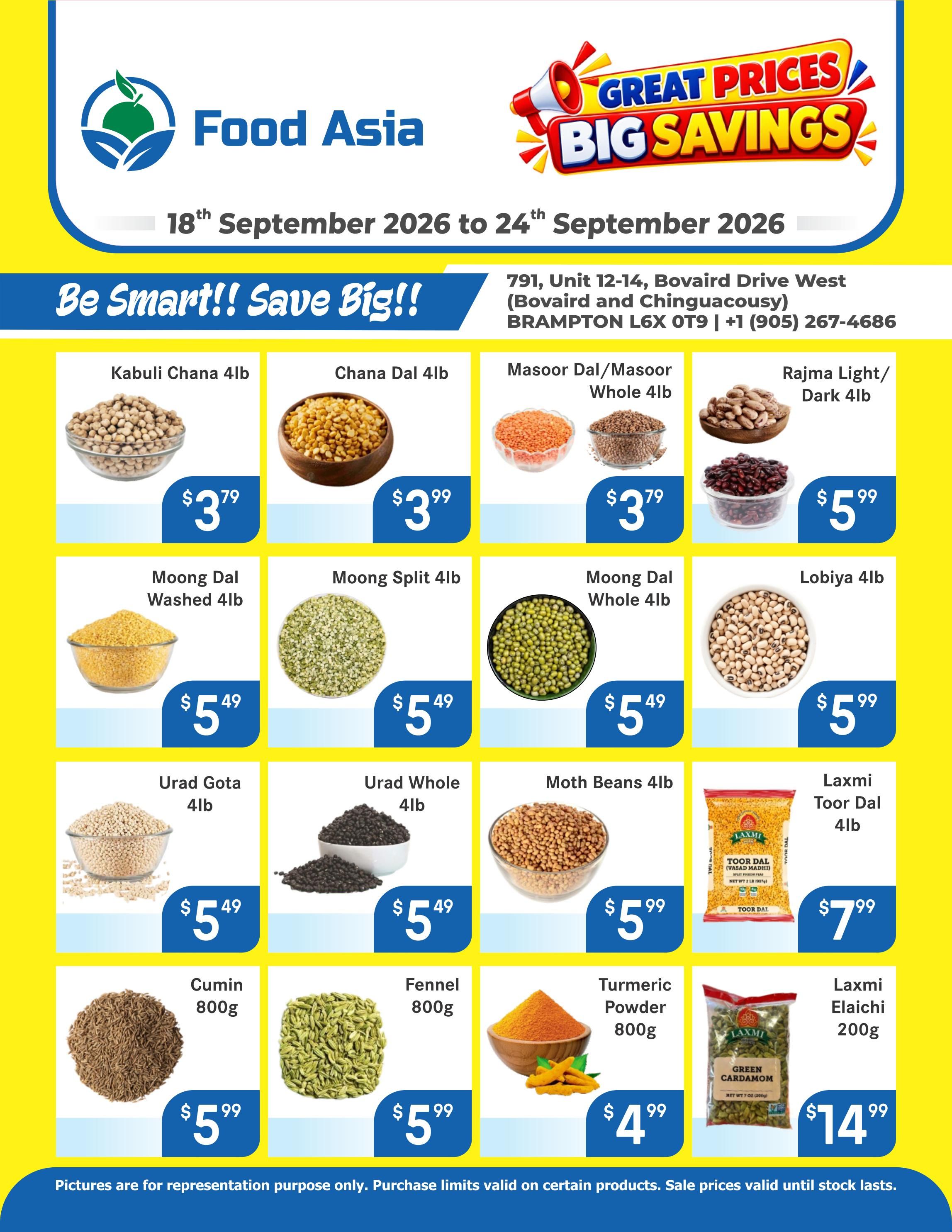 FoodAsia Flyer September 18 to 24