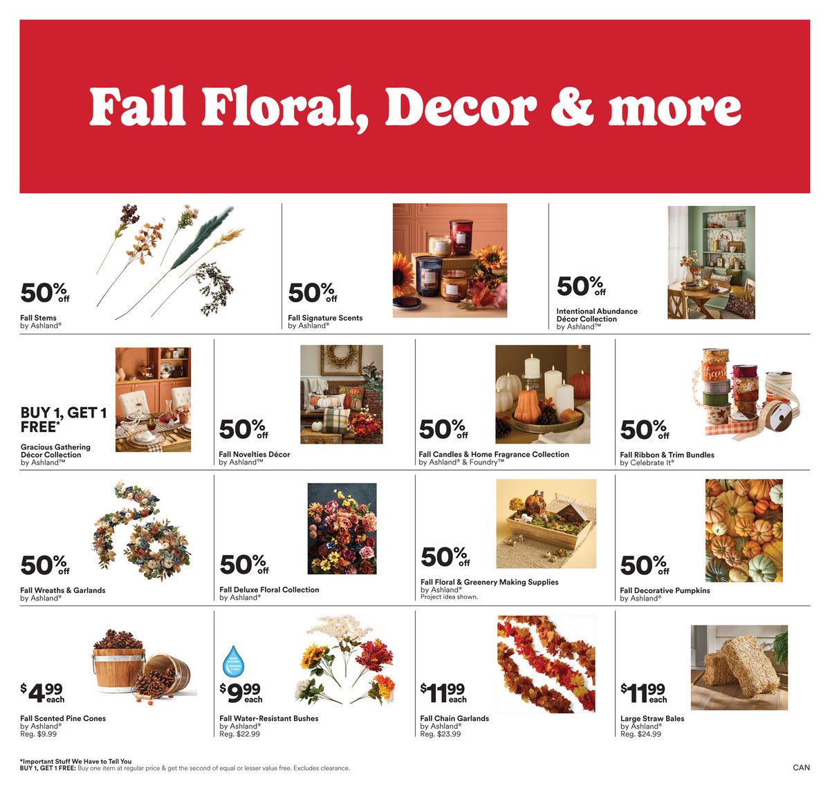 Michael's Flyer September 18 to 24