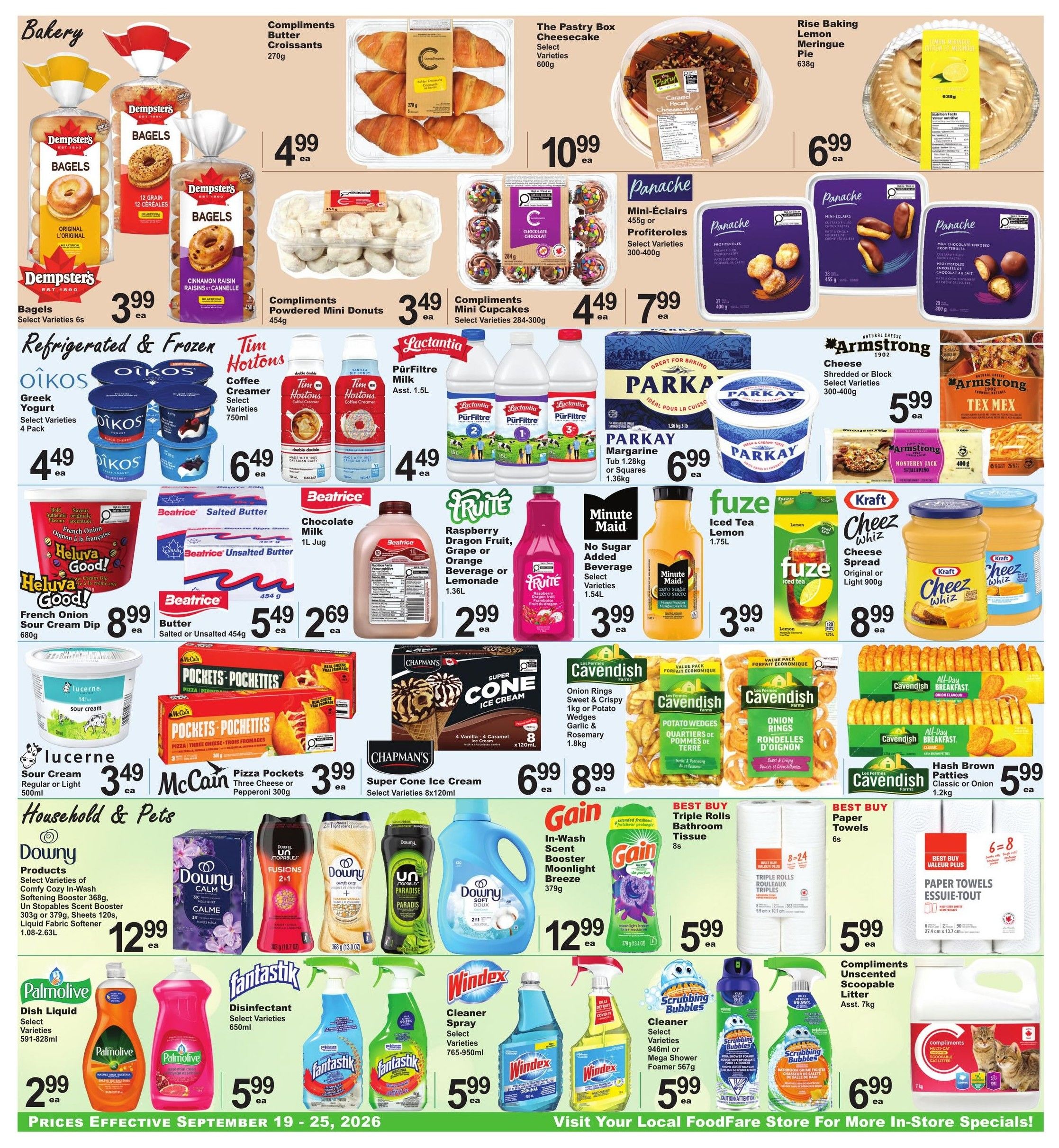 Food Fare Flyer September 19 to 25