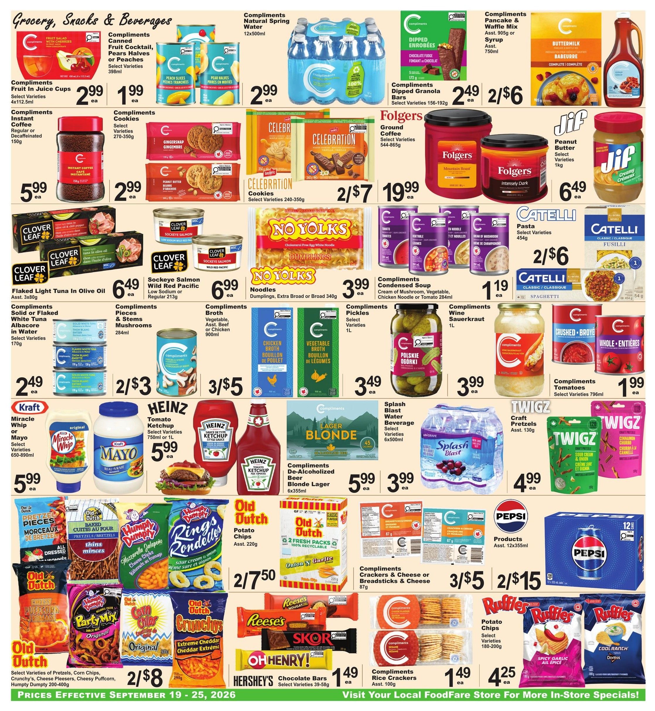 Food Fare Flyer September 19 to 25