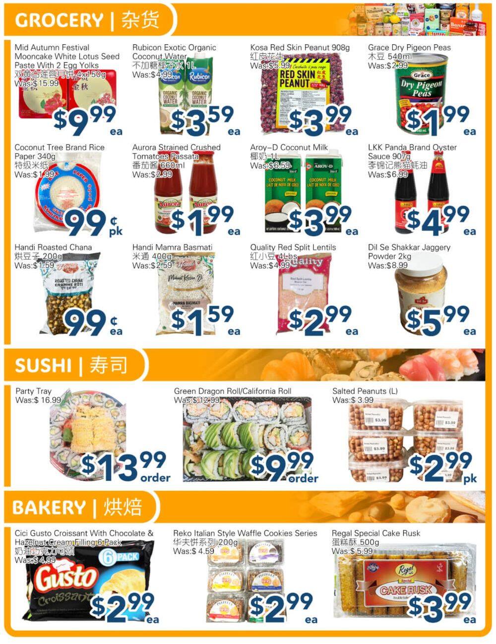 SkyFarm Food Mart Flyer September 18 to 24