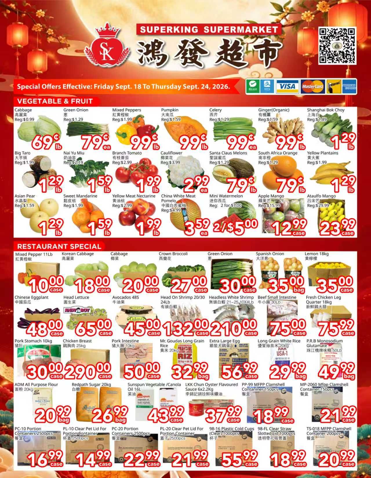 Superking Supermarket (North York) Flyer September 18 to 24