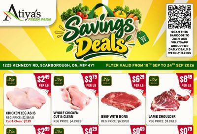 Atiya's Fresh Farm Flyer September 18 to 24
