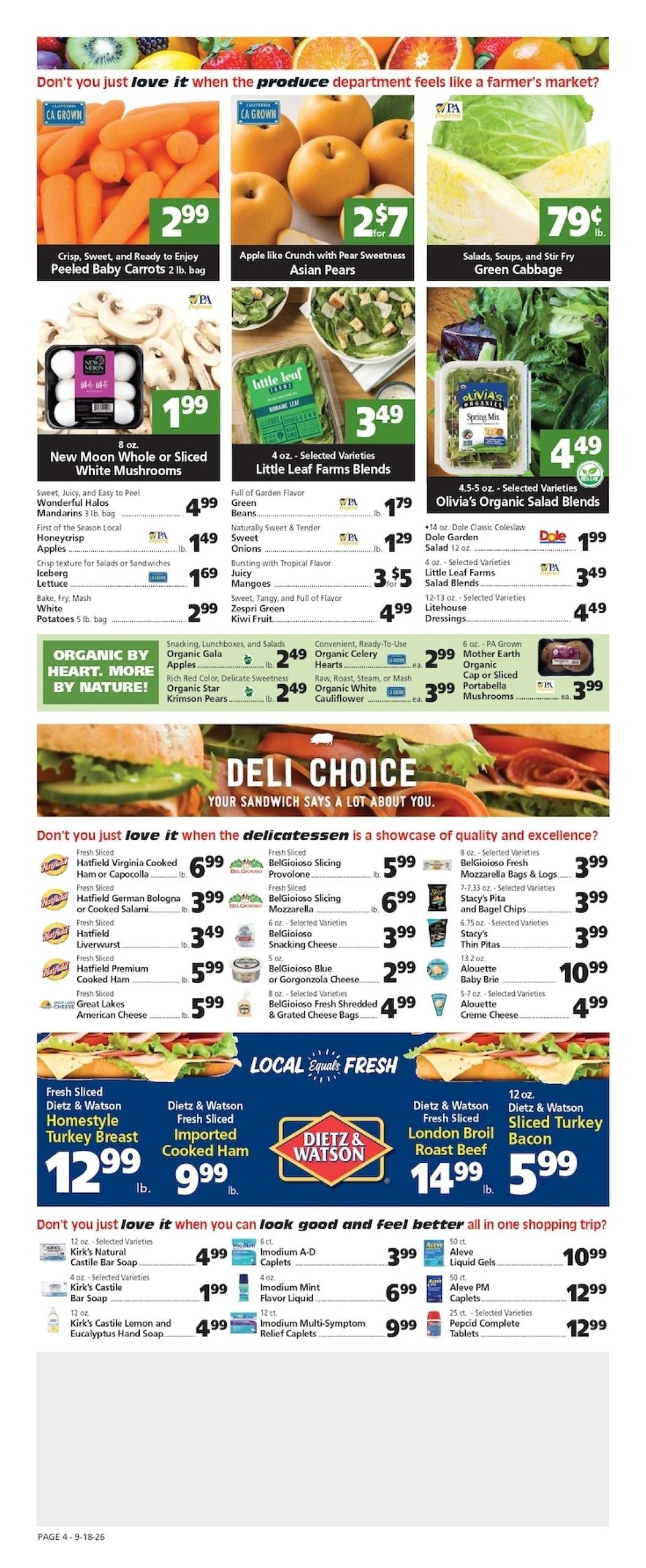 Foley's Family Market IGA Weekly Ad September 18 - 24, 2026