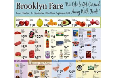 Brooklyn Fare Weekly Ad September 18 - 24, 2026