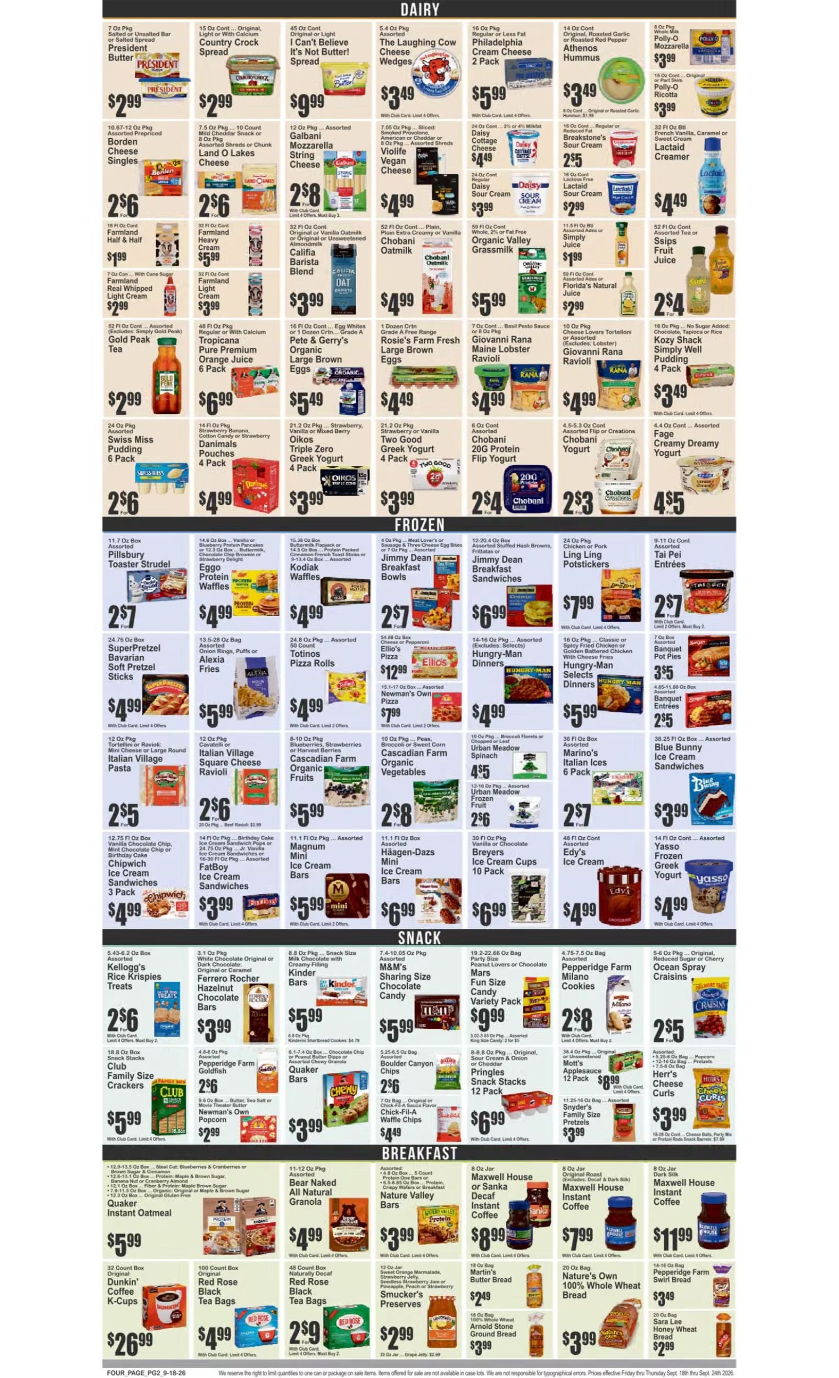 Brooklyn Fare Weekly Ad September 18 - 24, 2026