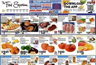 The Food Emporium (460 County Road 520, Marlboro, NJ) Food Emporium Weekly Ad September 18 - 24, 2026
