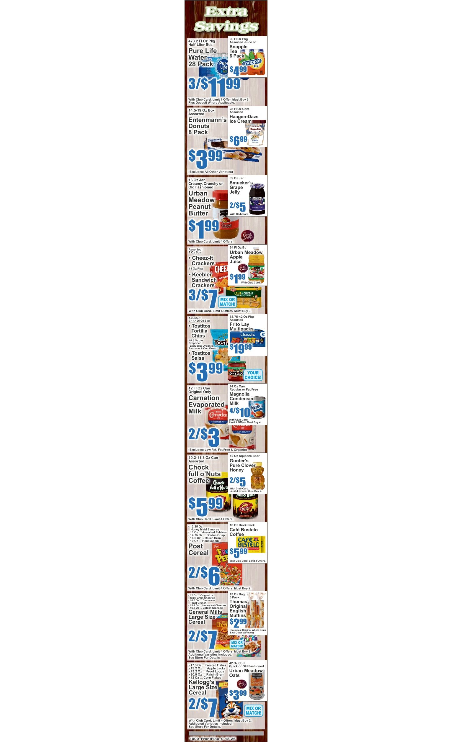 SuperFresh Supermarkets (Irvington, NJ) SuperFresh Weekly Ad September 18 - 24, 2026
