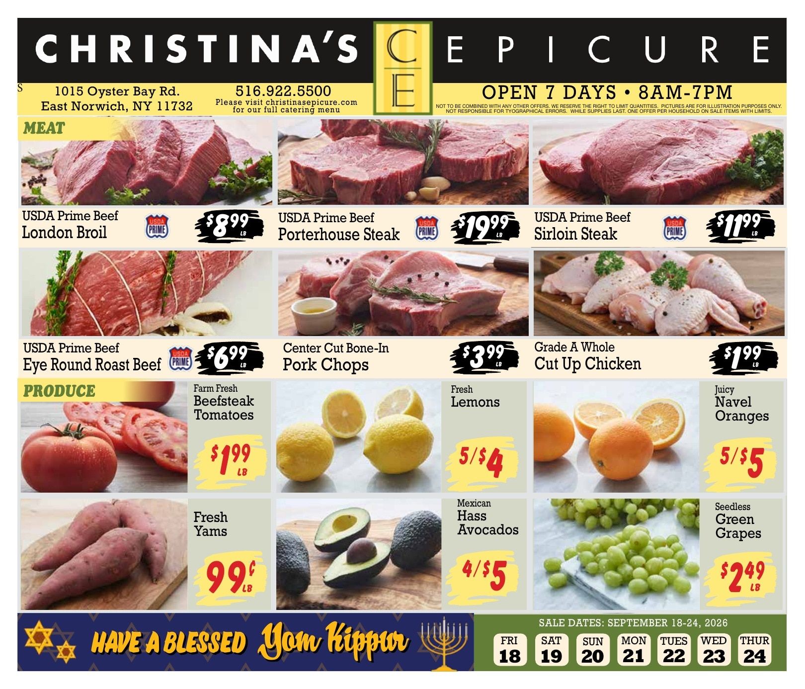Christina's Epicure Weekly Ad September 18 - 24, 2026