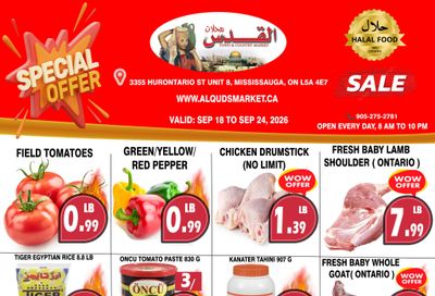 Al-Quds Supermarket Flyer September 18 to 24