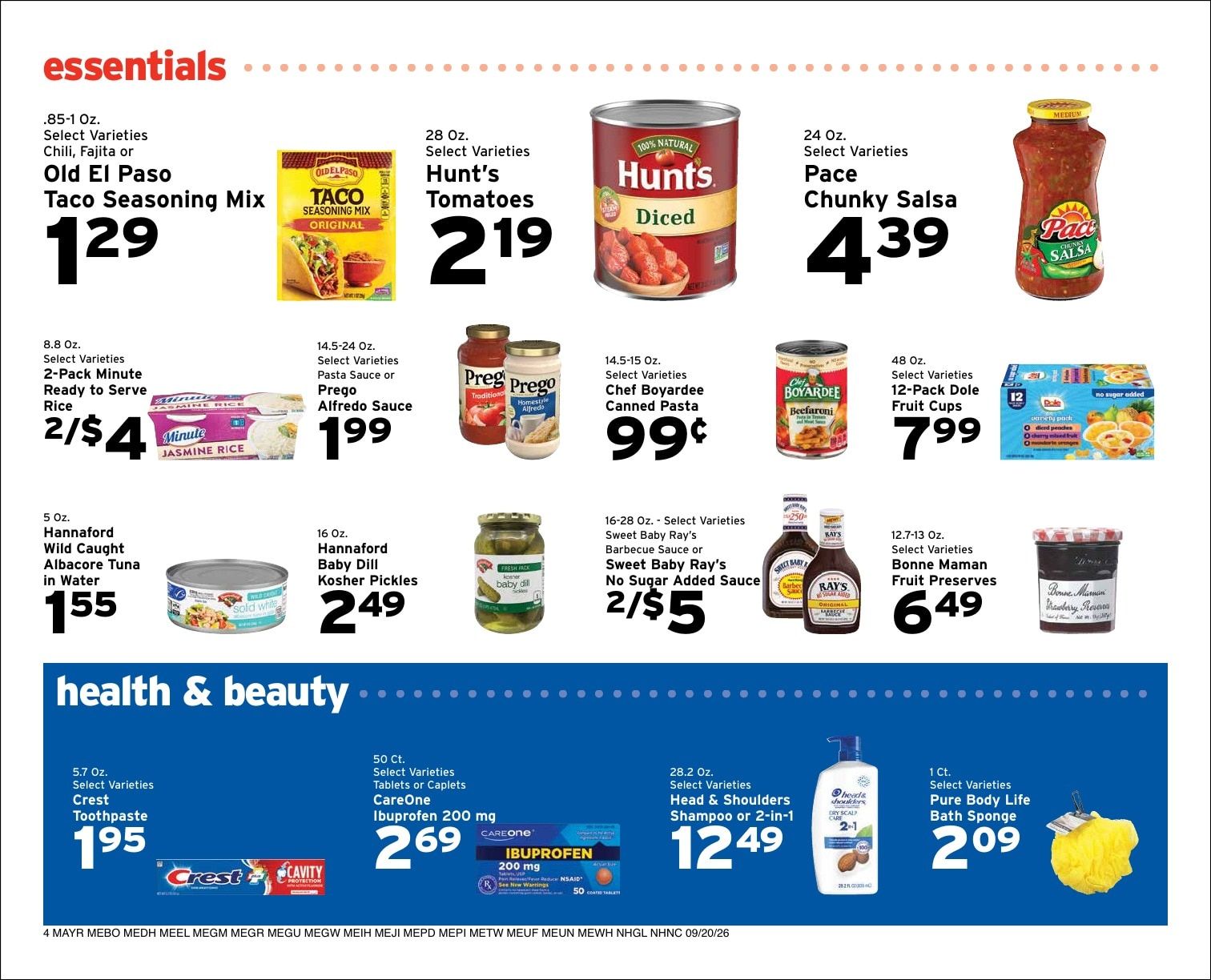 Paradis Shop'n Save Weekly Ad September 20 - 26, 2026