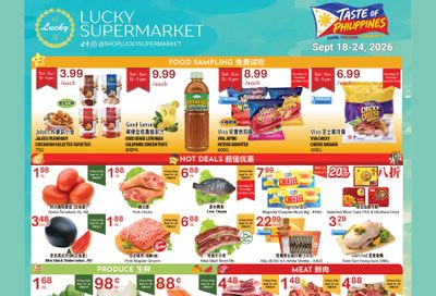 Lucky Supermarket (Calgary) Flyer September 18 to 24