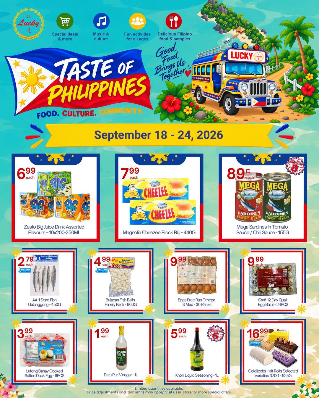 Lucky Supermarket (Winnipeg) Flyer September 18 to 24