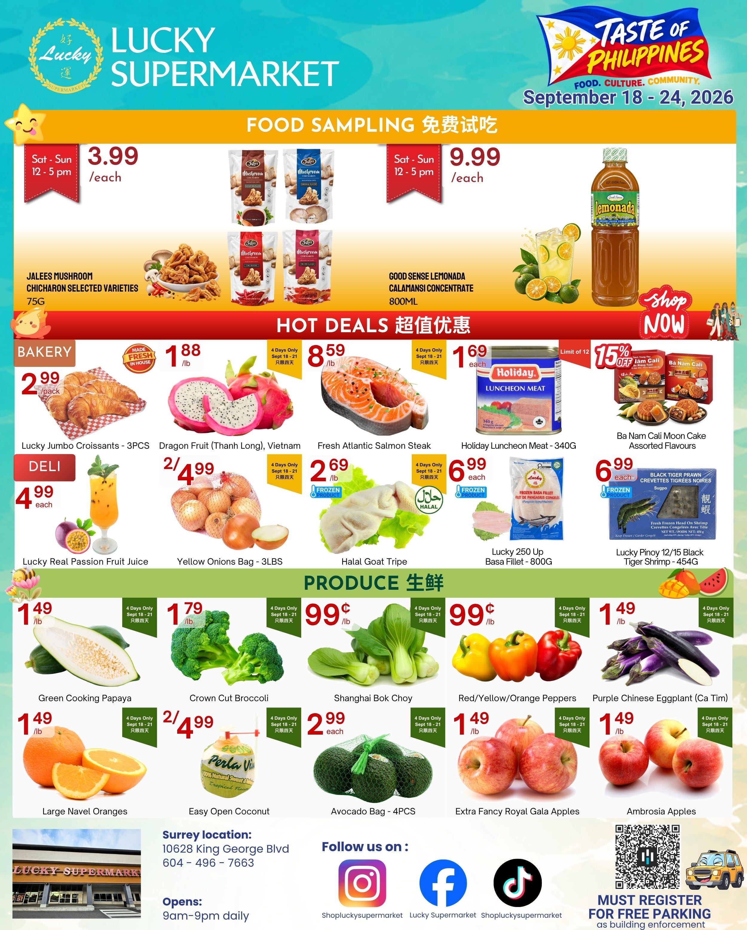Lucky Supermarket (Surrey) Flyer September 18 to 24