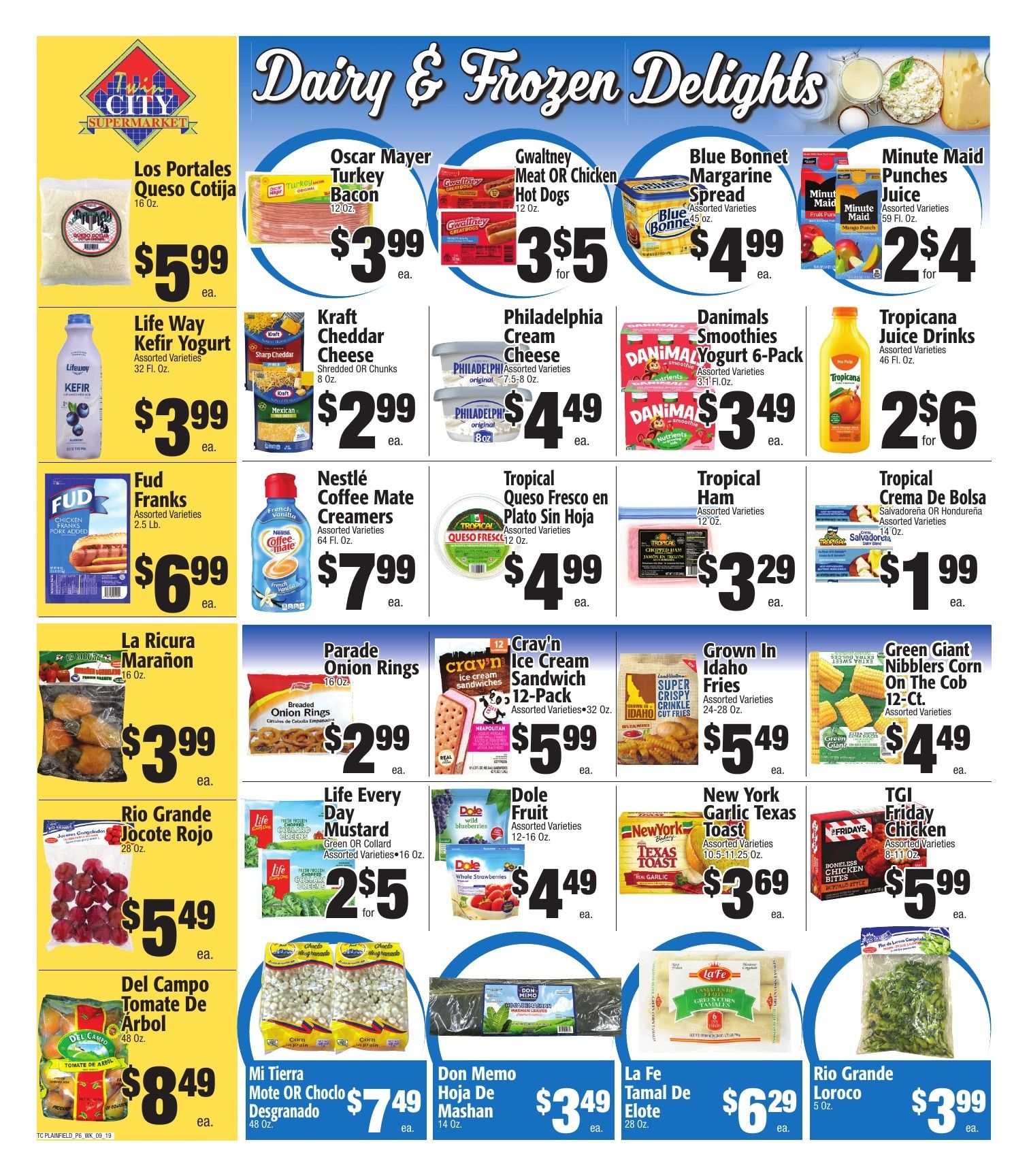 Twin City Supermarket (600 Park Avenue, Plainfield, NJ) Weekly Ad September 20 - 26, 2026
