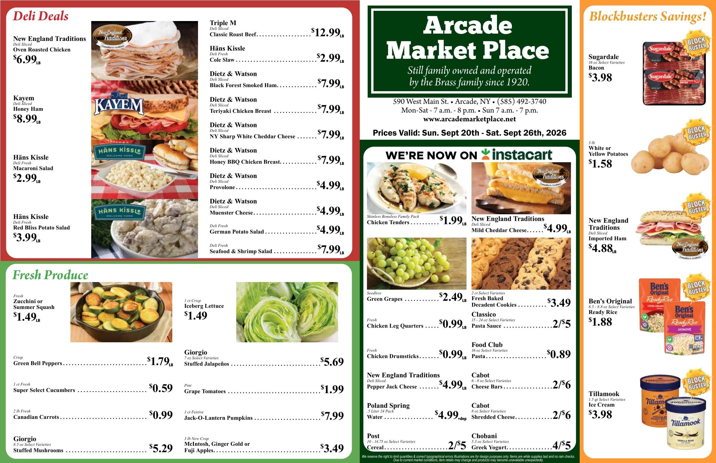Arcade Market Place Weekly Ad September 20 - 26, 2026