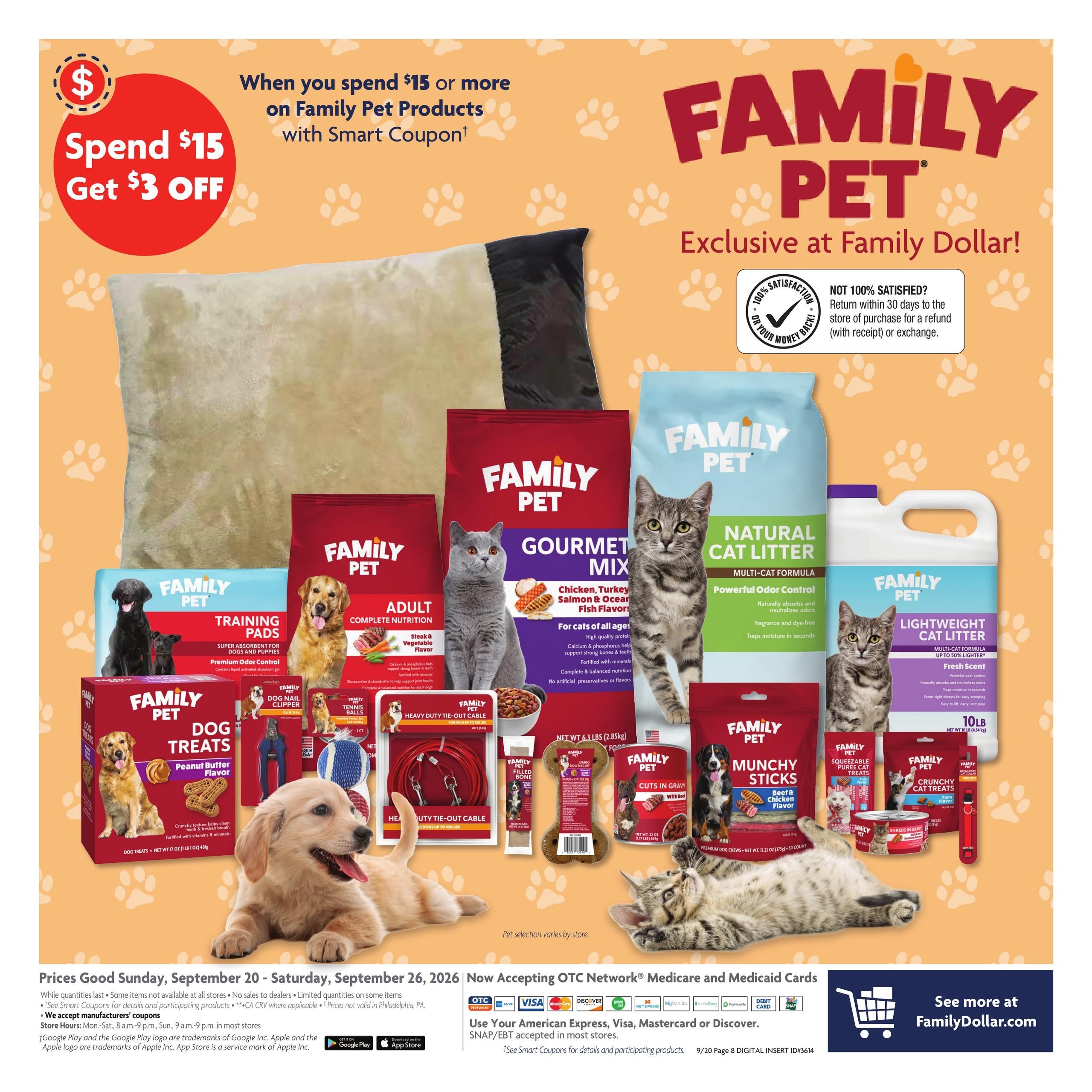 Family Dollar (Atmore Area, AL) Weekly Ad September 20 - 26, 2026