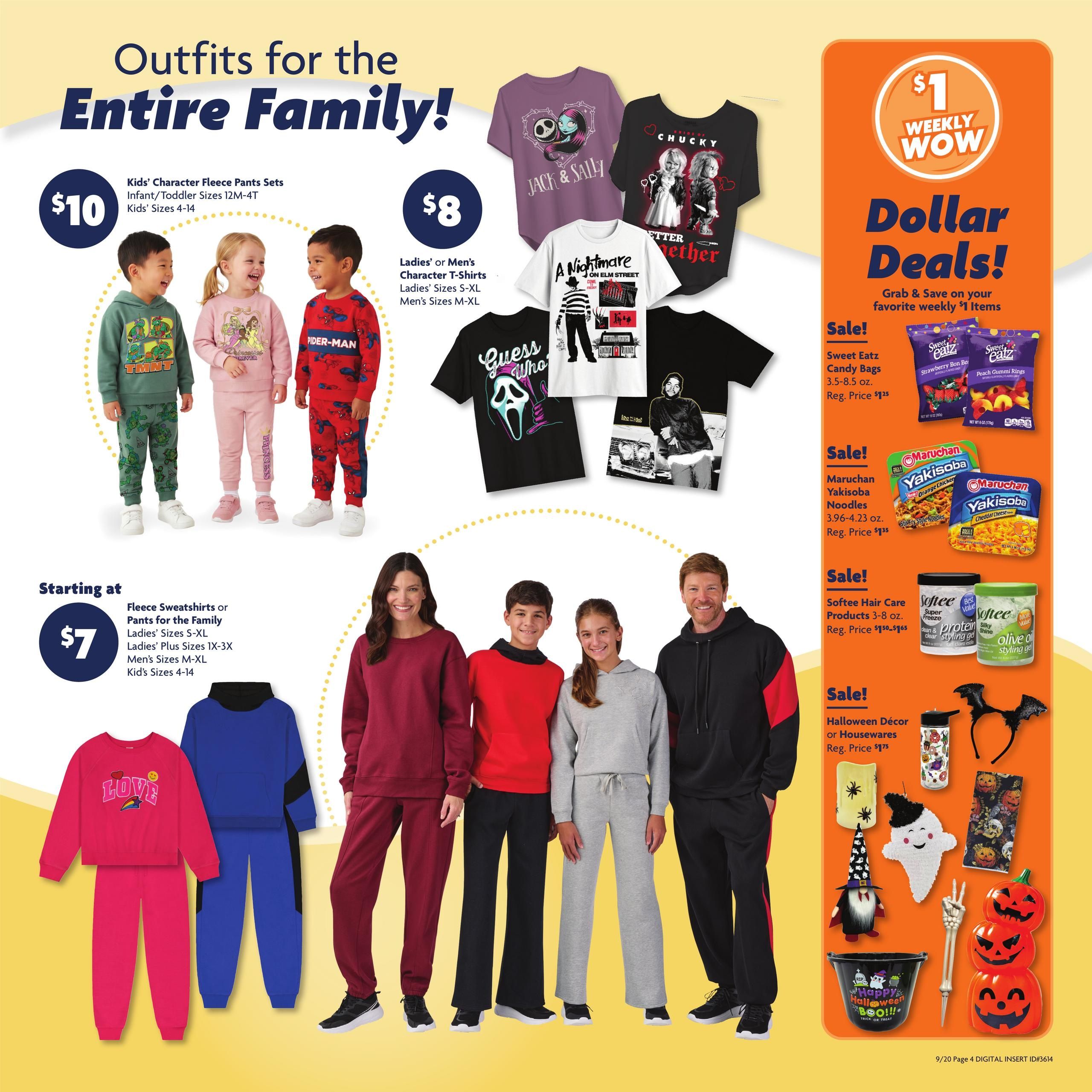 Family Dollar (Brevard Area, NC) Weekly Ad September 20 - 26, 2026
