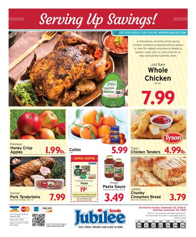 Mound Jubilee Foods Weekly Ad September 20 - 26, 2026