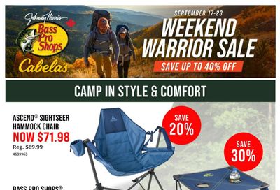 Bass Pro Shops Flyer September 17 to 23