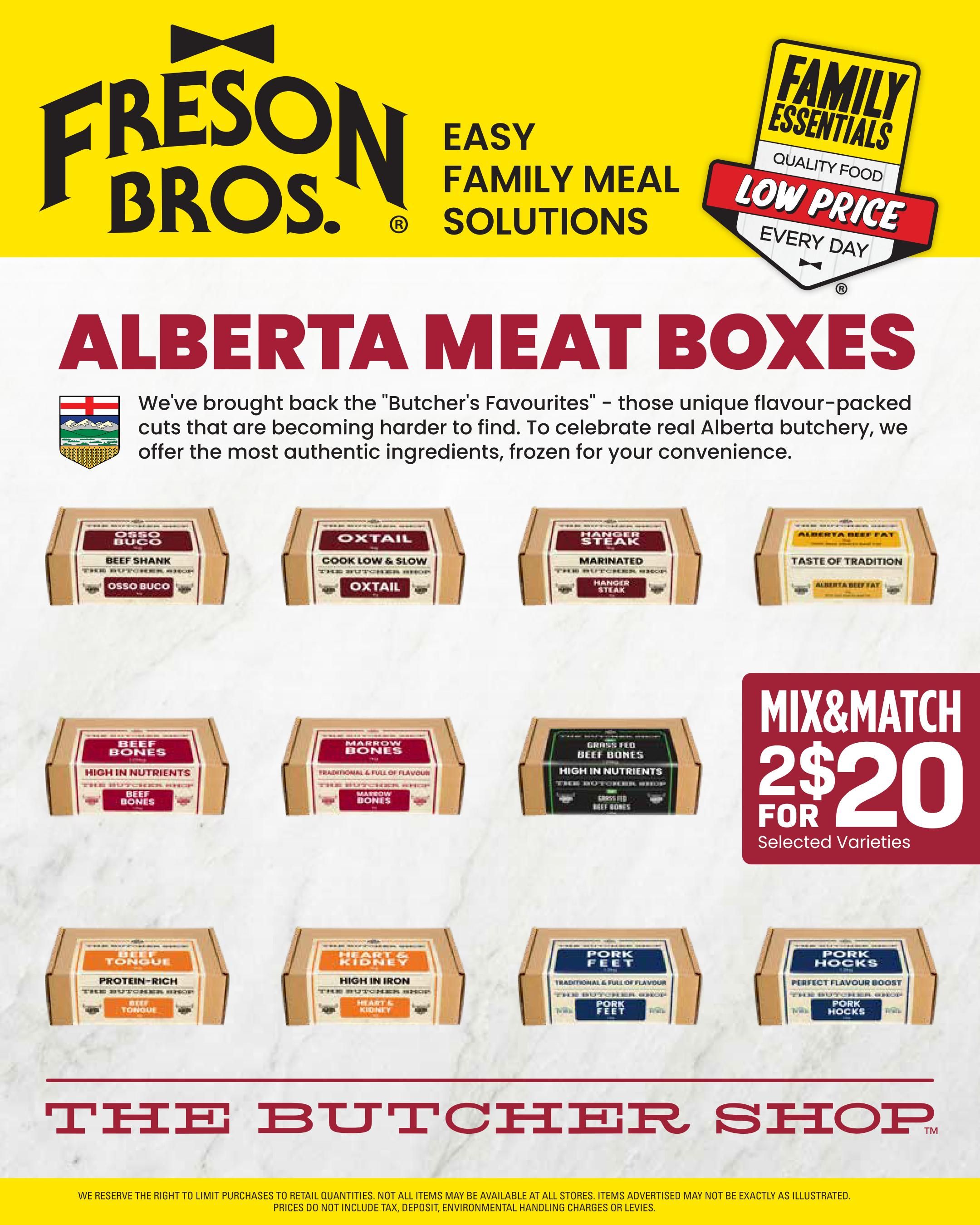 Freson Bros. Family Essentials Monthly Flyer September 25 to October 29